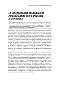 La independencia económica de América Latina