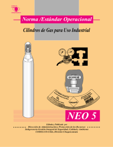 Norma /Estándar Operacional Cilindros de Gas para Uso Industrial