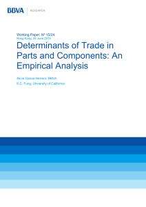 Determinants of Trade in Parts and Components: An Empirical
