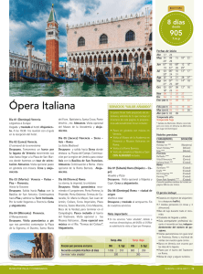 Ópera Italiana 8 días