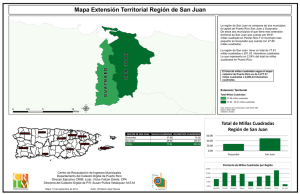 Mapa Extensión Territorial Región de San Juan