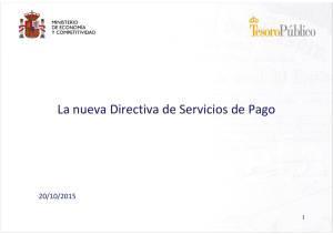 La nueva directiva de Servicios de Pago