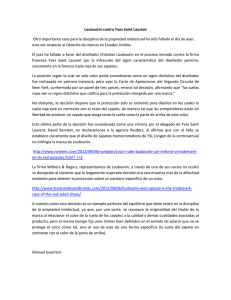 Louboutin contra Yves Saint Laurent Otro importante caso para la