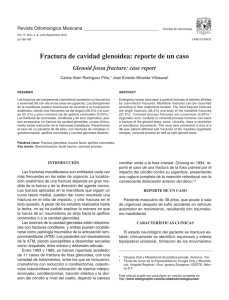 Fractura de cavidad glenoidea: reporte de un caso