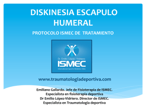 diskinesia escapulo humeral - Dr. Emilio López