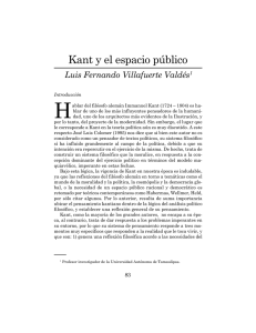 Kant y el espacio público