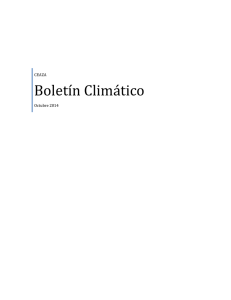 Boletín Climático