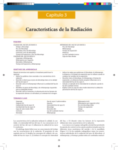 Características de la Radiación