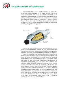 En qué consiste el catalizador