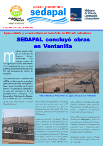 SEDAPAL concluyó obras en Ventanilla entanilla