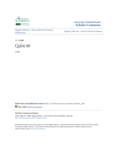 Qubit 40 - Scholar Commons - University of South Florida