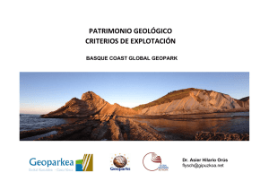patrimonio geológico criterios de explotación