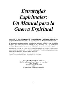 Estrategias Espirituales: Un Manual para la Guerra Espiritual