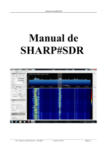 Manual de SHARP#SDR