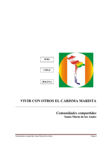 VIVIR CON OTROS EL CARISMA MARISTA Comunidades