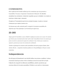 COMISSIONS 25-26S Independencia