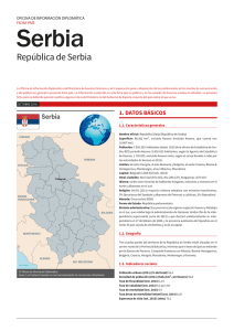 Serbia - Ministerio de Asuntos Exteriores y de Cooperación