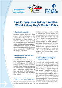 Tips to keep your kidneys healthy: World Kidney
