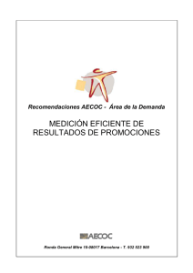 MEDICIÓN EFICIENTE DE RESULTADOS DE PROMOCIONES