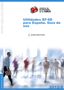 Utilidades SF-6D para España. Guía de Uso