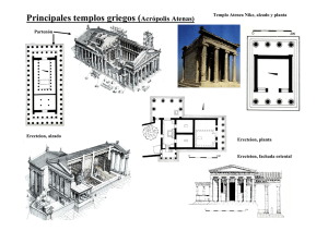 Principales templos griegos. Acrópolis Atenas