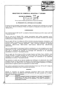 decreto 588 del 11 de abril de 2016