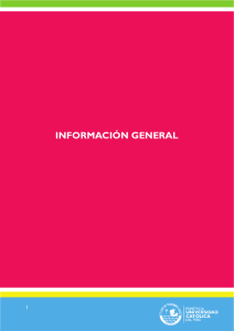 Información general - Pontificia universidad católica del Perú