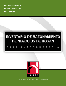 Inventario de Razonamiento de Negocios de Hogan (HBRI)