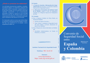 España y Colombia - Seguridad Social