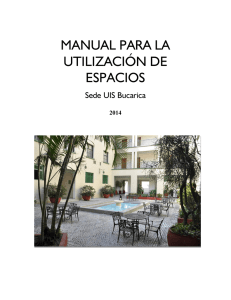 manual para la utilización de espacios