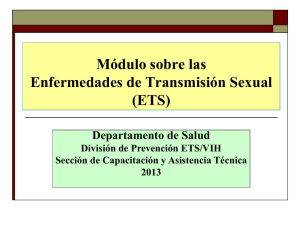 Módulo sobre las Enfermedades de Transmisión Sexual (ETS)