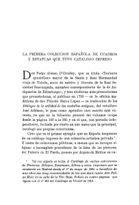 pdf La primera colección española de cuadros y estatuas que tuvo