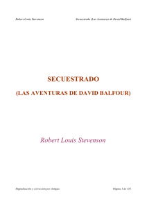 SECUESTRADO Robert Louis Stevenson