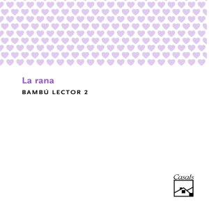 La rana - Bambú Lector