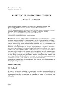 EL SENTIDO DE DOS SIMETRIAS POSIBLES