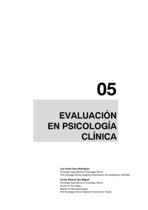 evaluación en psicología clínica