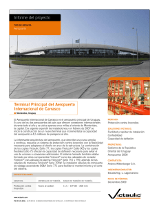 Informe del proyecto Terminal Principal del Aeropuerto Internacional