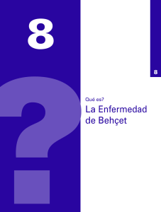 La Enfermedad de Behçet - Sociedad Española de Reumatología