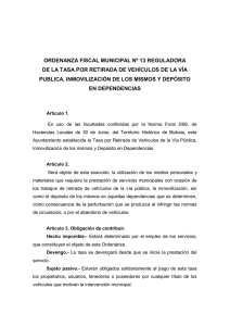 Tasa Retirada e Inmovilización de Vehículos (PDF 77Kb)