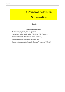 1. Primeros pasos con Mathematica