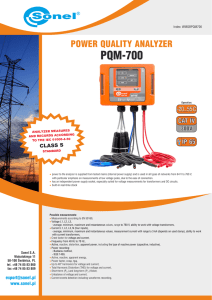 PQM-700 - Sonel S.A.
