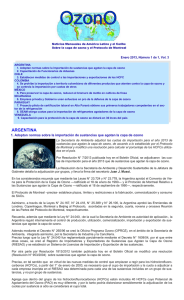 argentina - Protocolo de Montreal