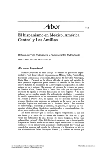 El Hispanismo en México, América Central y las Antillas - Arbor