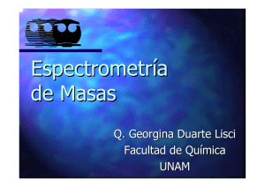 Espectrometría de Masas