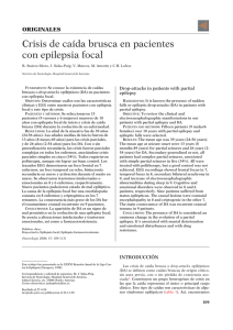 Crisis de caÃda brusca en pacientes con epilepsia focal