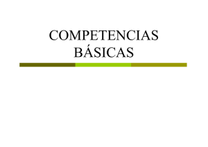 competencias básicas: concepto, características