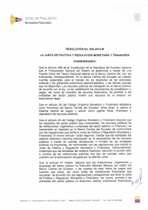 Resolución 006 - 2014- M de la JPRMF