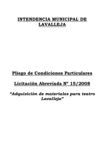 pliego - Intendencia de Lavalleja