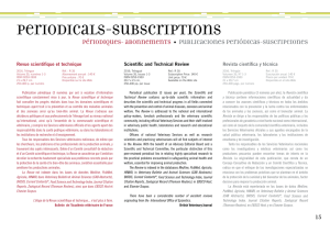 Periodicals-subscriptions