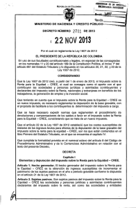 Decreto 2701 de 22 de noviembre de 2013
